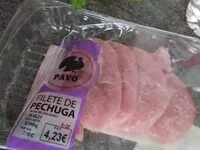 Mängden socker i Filete de pechuga de pavo