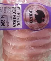 Mängden socker i Filete de pavo