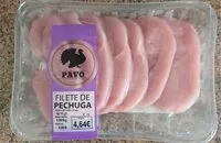 Mängden socker i Filete de pechuga de pavo