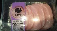 Mängden socker i Filete de pechuga de pavo