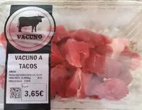 Mängden socker i Vacuno a tacos