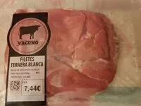 Mängden socker i Filetes de ternera blanca