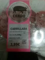 Mängden socker i Carrillada de cerdo