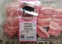 Mängden socker i Costilla carnosa troceada