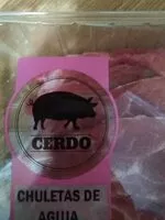 Mängden socker i Chuletas de aguja de cerdo