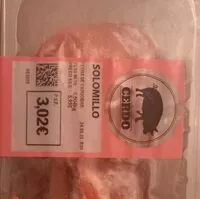 Mängden socker i Solomillo cerdo