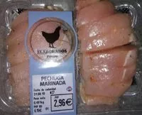 Mängden socker i Pechuga de pollo marinada
