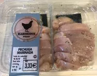 Mängden socker i Pechuga de pollo marinada