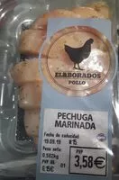 Mängden socker i Elaborados pollo pechuga marinada