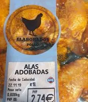 Mängden socker i alas adobadas