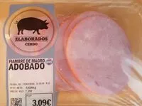 Mängden socker i Fiambre de magro adobado de cerdo