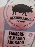 Mängden socker i Fiambre de magro adobado