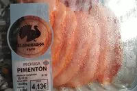 Mängden socker i Pechuga , pimentón