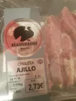 Mängden socker i Chuleta Ajillo Pavo