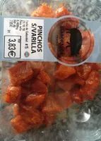 Mängden socker i Pinchos s/varilla