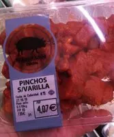 Mängden socker i Pincho magro de cerdo