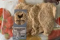 Mängden socker i Pechuga de pollo empanada marinada