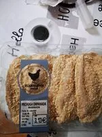 Mängden socker i Pechugas de pollo empanadas marinadas