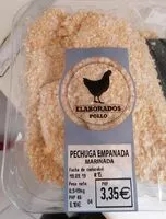 Mängden socker i Pechuga empanada marinada