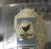 Mängden socker i Pechuga empanada marinada de pollo