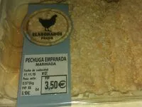 Mängden socker i Pechuga de pollo empanada marinada
