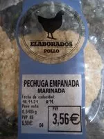 Mängden socker i Filete de pechuga de pollo empanada