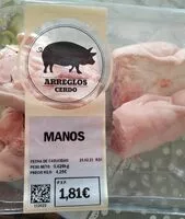 Mängden socker i Manos