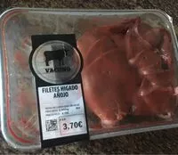 Mängden socker i Hígado de ternera