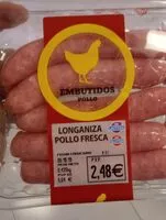 Mängden socker i Longaniza pollo fresca
