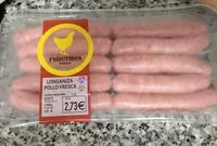 Mängden socker i Longaniza de pollo fresca