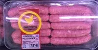 Mängden socker i Longaniza de pollo fresca
