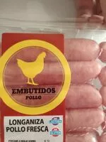 Mängden socker i Longaniza de pollo fresca