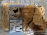 Mängden socker i Contramuslo marinado de pollo con piel