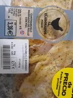 Mängden socker i Contramuslo marinado de pollo con piel