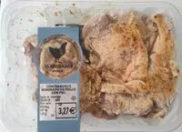 Mängden socker i Contramuslo marinado de pollo con piel