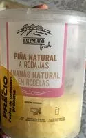 Mängden socker i Piña natural a rodajas