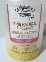 Mängden socker i Piña natural a rodajas