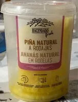 Mängden socker i Piña natural a rodajas