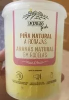 Mängden socker i Piña natural a rodajas