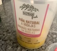 Mängden socker i Piña natural en rodajas