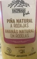 Mängden socker i Piña natural a rodajas