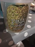 Mängden socker i Ananas en rondelle