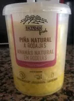 Mängden socker i Piña natural a rodajas