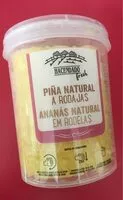 Mängden socker i Piña natural a rodajas