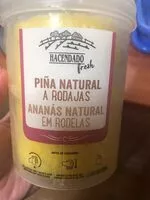 Mängden socker i Piña natural a rodajas