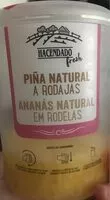 Mängden socker i Piña natural a rodajas