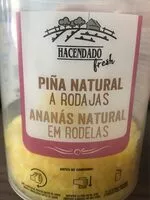 Mängden socker i Piña natural a rodajas