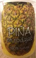 Mängden socker i Piña en rodajas