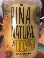 Mängden socker i Piña natural a rodajas