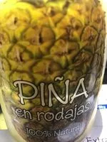 Mängden socker i Piña natural a rodajas